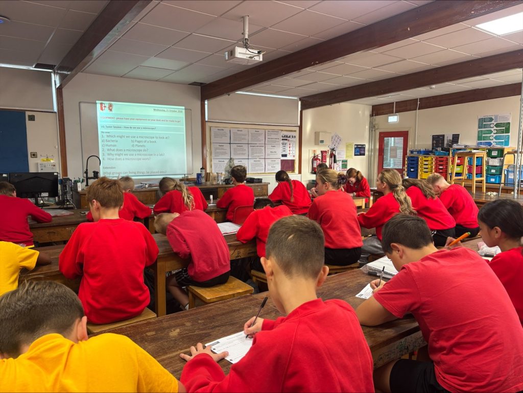 A fantastic day welcoming Hazeldown Year 6!